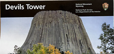 Newest DEVILS TOWER NM - WY NATIONAL PARK SERVICE UNIGRID BROCHURE Map  GPO 2022 picture