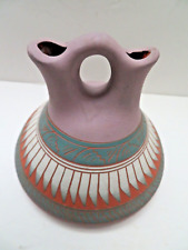 Navajo Purple Wedding Vase by R. Becenti 