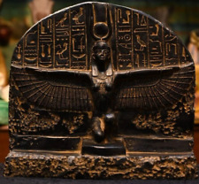 UNIQUE ANTIQUE WINGED STATUE Ancient Goddess Isis Rare Pharaonic Masterpiece Bc picture