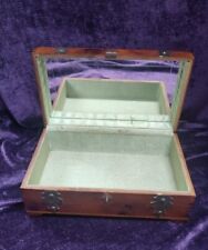 Vintage Pilliod Wood Cedar Jewelry Trinket Chest Box Storage Dovetail Swanton OH picture