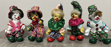 5 Vintage P.I.I Porcelain Doll Clown 2003 all #TY-815 picture