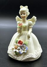 Vintage Porcelain Angel Bell Capodimonte Flowers picture