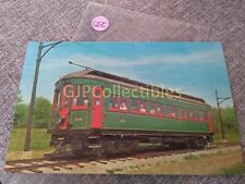 P3CIZ Train or Station Postcard Railroad RR CHICAGO AURORA & ELGIN CAR NO 36 picture