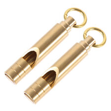 2PCS Retro Brass Whistle Survival Whistle Lifeguard Whistle Safety Whistle picture