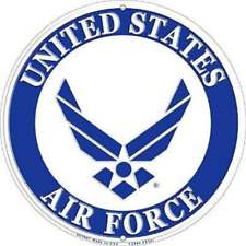 USAF Military Logo Aluminum Sign US Air Force Service Branch Official Licensed picture