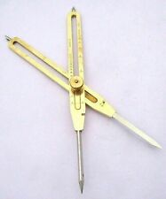 Brass Proportional Divider Engineer Drafting Scientific 9, Inches HANDMADE picture