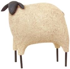 Primitive Sheep Lamb Figure Stick Metal Legs 3.5