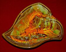 VINTAGE POTTERY Ashtray Made in California USA 1970 Stunning Atomic Colors picture