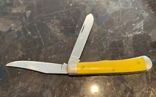 Vintage Queen Steel #19A USA Trapper Pocket Knife - Snaps Nicely When Closed picture
