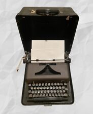 Vintage  Royal Quiet Deluxe De Luxe Portable Typewriter & Case Watch Video picture