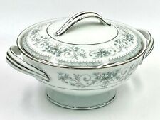 Noritake China Colburn Footed Sugar Bowl w/Lid Vintage Pattern 6107 picture