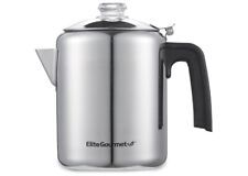 Heavy Duty Stove Top Percolator Yosemite Coffee Pot Maker Stainless Steel 8-Cup picture