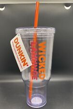 Dunkin' Donuts 2024 Wicked Lahhhge 40oz Travel Tumbler Cup NEW picture