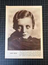 Vintage 1930s Mary Astor Portrait picture