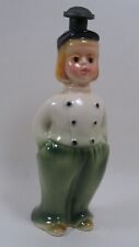 antique Ceramic Figural DUTCH BOY laundry ironing SPRINKLE BOTTLE. No chips  picture