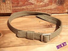 Green cloth chin strap & buckle for SSh-39/40 helmet WW2 Red Army reproduction picture