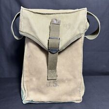 1994 WWII Vintage US Military Canvas Shoulder Bag - Field Pack - Army Pouch picture