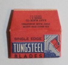 Vintage Razor Blade TUNGSTEEL Single Edge - RARE  -  One Wrapped Blade picture