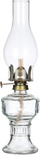 Rustic Oil Lamp Lantern Vintage Glass Kerosene Chamber Oil Lighting Lantern Home picture