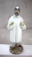 1950s Czech Bohemian ZBS Art Glass Doctor White Figurine Sculpture 9