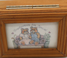 Grandparents are Special wood Hinged Trinket box picture