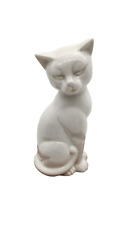 Vtg Otagiri White Porcelain Siamese Cat Figurine picture