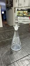 Imperial Candlewick Cruet with Beaded Stopper 400/119 Letter M Cut picture