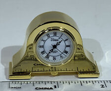 Miniature Vivani Desk Clock Quartz  Japan Movement Accutime Watch Corp SN94 picture