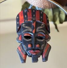 Vintage Handmade African  Mask. Hand Carved In  Kenya. picture
