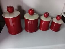 MCM Apple 4 piece canister set picture