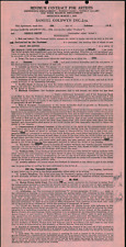 STRIKE ME PINK / Charles McAvoy 1935 signed artist contract document picture