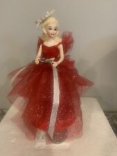 Vntg Barbie Music Box “Deck The Halls” 1995 Mattel & Enesco Tested See Photos picture