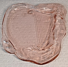 ~ Pink Depression Glass Vanity Perfume Tray picture