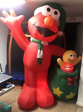 Rare SESAME STREET 7 FT  ELMO by Gemmy Airblown Inflatable Christmas 2006 picture