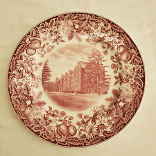 Vassar College Rare Wedgwood Commem. Plate - Lathrop & Strong Halls  - Exc. Cond picture