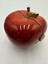 Heart of Teaching Music Box Heirloom Porcelain Apple Red Opens -Ardleigh Elliott picture
