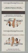Matchbook Cover - Pizza Place - Guido & Angelina Pizza Pasta Montreal, PQ picture