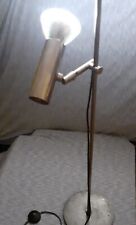 MID CENTURY MODERN ATOMIC STAINLESS/SPACE AGE ACRYLIC  ITALIAN DESIGN FLOOR LAMP picture
