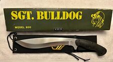 Sgt. Bulldog Model 900-Original Collectors Knife Excellent Condition picture
