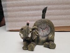 Resin Elephant Quartz Clock picture