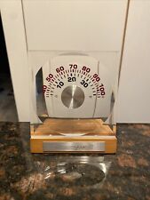 Thermometer Mid Century Modern Lucite Honeywell Working picture