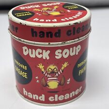 1955 Duck Soup Hand Cleaner Tin Salem Oregon USA 17 OZ. Antique Advertising JD   picture