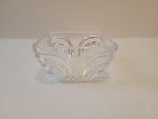 Crystal Square Glass Bowl Candy Nut Dish picture