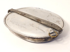 Original WWI 1918 Dated US Army Vintage Mess Kit Meat Pan & Lid TUSA  picture