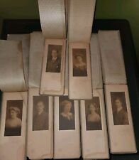 Antique Lot 7 Cabinet Cards Studio Portraits Photo Family Springfield Mass 1900  picture
