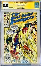 CGC Signature Series Graded 8.5 West Coast Avengers #32 Signed by Jeremy Renner picture