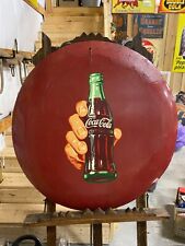 Vintage Metal Coca-Cola Bottle Sign 27 1/2