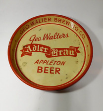 Vintage Geo. Walters Adler Brau Serving Tray.  Appleton Wi. picture