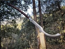 Custom Handmade Carbon Steel Blade Tactical Khopesh Sword| Hunting Sword Camping picture