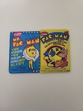 Lot of 2 1980 1981 Fleer Ms. PAC-MAN PAC-MAN  Unopened Wax Packs Cards Stickers picture
